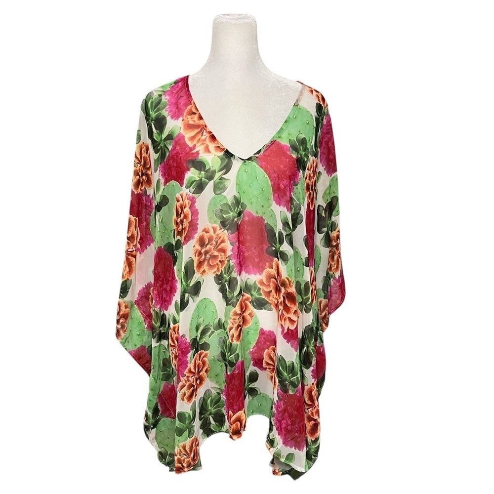 Show Me Your Mumu Cactus Bloom Peta Tunic Cover-up Size Small